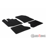 Original Gledring Passform Fußmatten Gummimatten 4 Tlg.+Fixing - Dacia Dokker 2013->